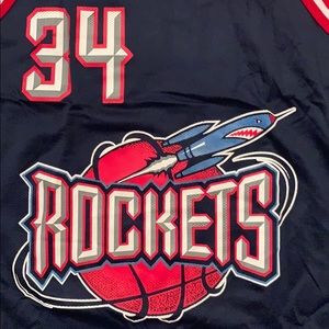Vintage Olajuwon Rockets Jersey